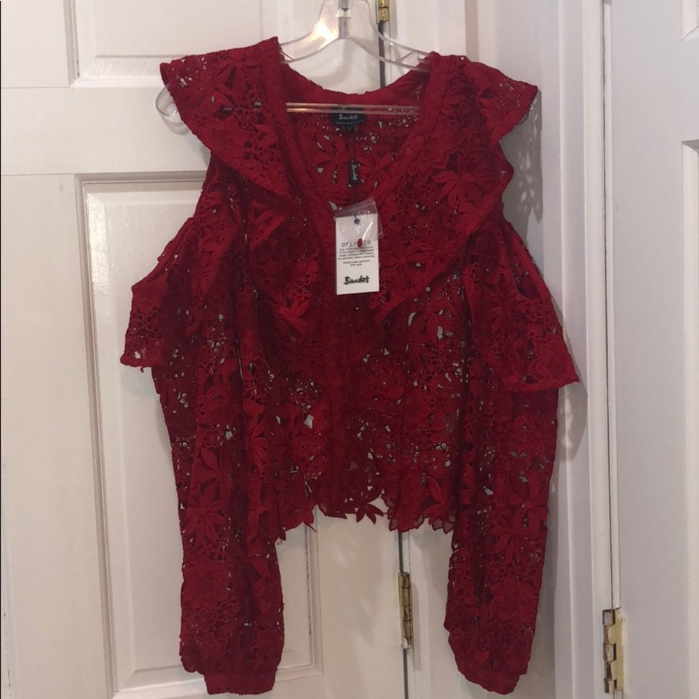 Bardot -Red blouse US size 4